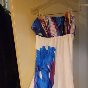 Long strapless dress